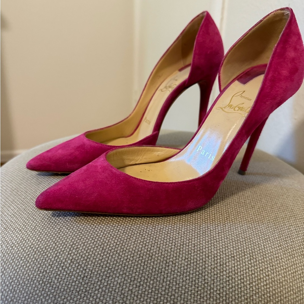 Christian Loubiton Ibiza 85 pink heels